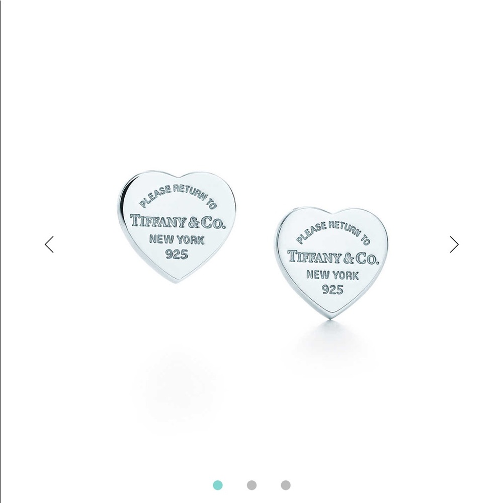 tiffany heart earrings